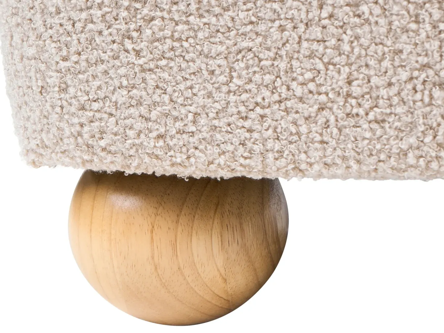 Divano 2 posti RATTVIK Bouclé Beige