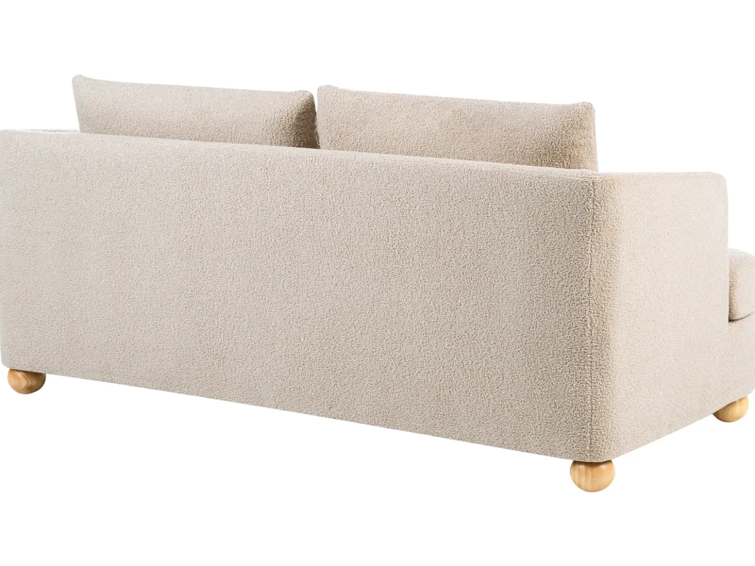 Divano 3 posti RATTVIK Bouclé Beige