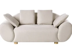 Divano 2 posti RINGEL Tessuto Beige chiaro