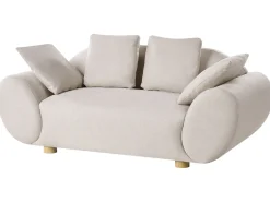 Divano 2 posti RINGEL Tessuto Beige chiaro