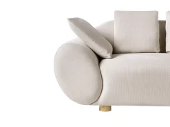 Divano 2 posti RINGEL Tessuto Beige chiaro