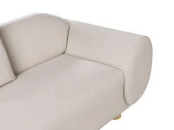 Divano 2 posti RINGEL Tessuto Beige chiaro