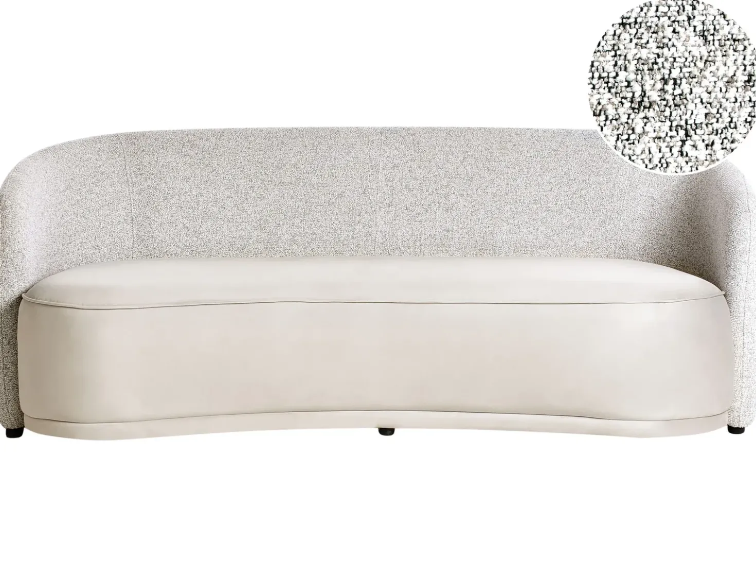 Divano 3 posti ROSET Tessuto Beige chiaro