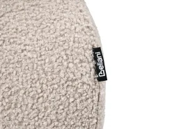 Divano 3 posti SALLA Bouclé Beige con ottomana