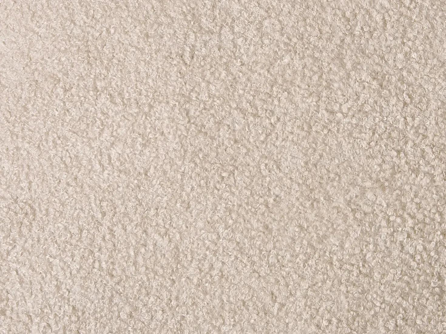 Divano 2 posti SALO Bouclé Beige con tavoli