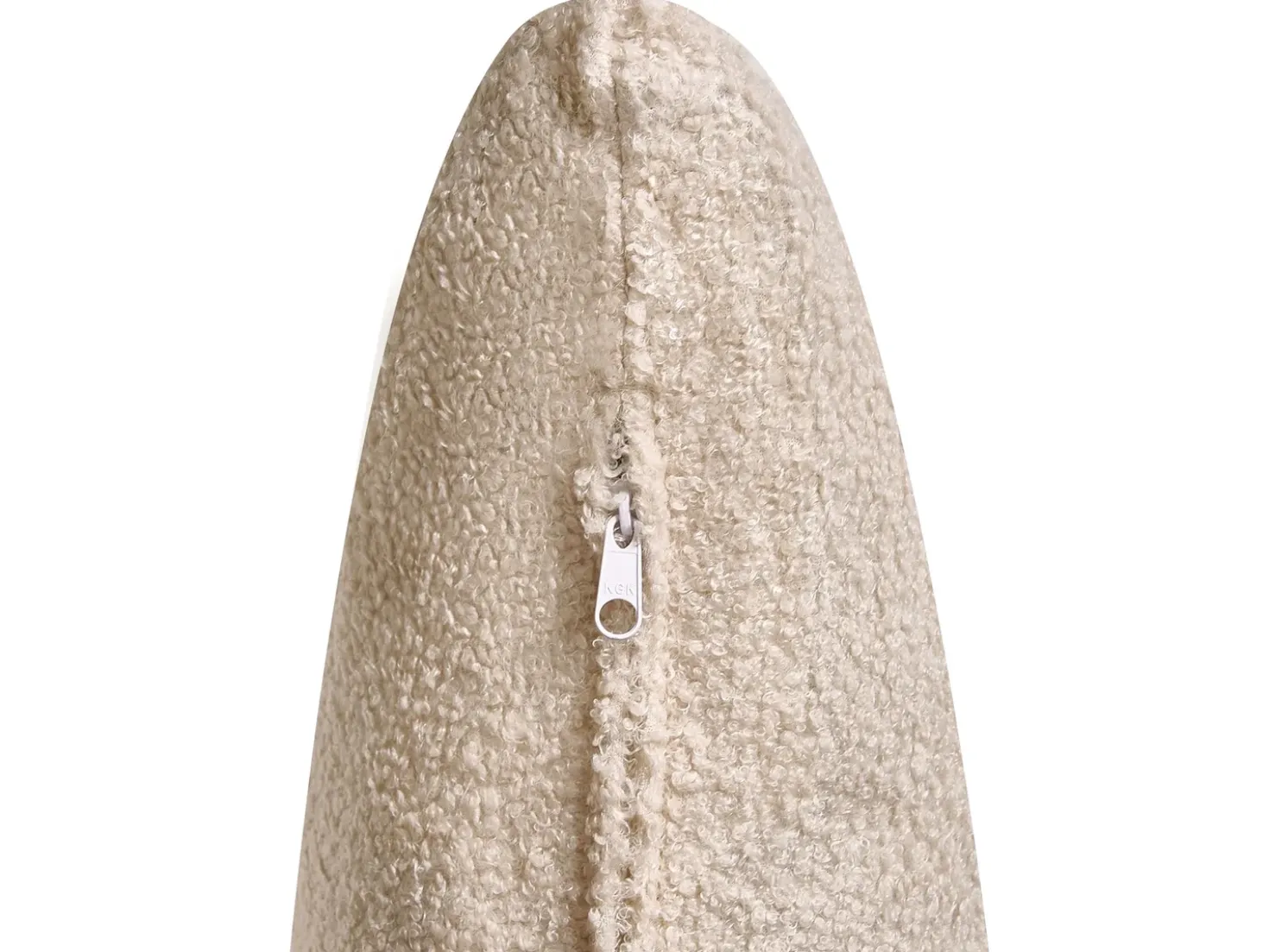 Divano 2 posti SALO Bouclé Beige con tavoli