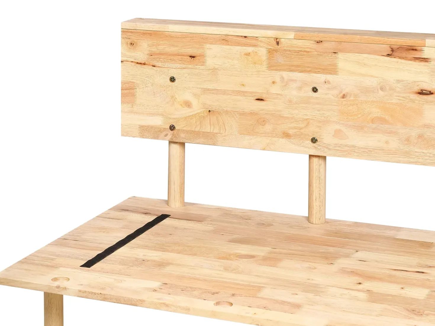Divano 2 posti SALO Tessuto Beige sabbia con tavoli