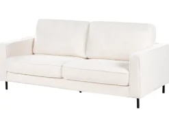 Divano 3 posti SAVALEN Bouclé Bianco