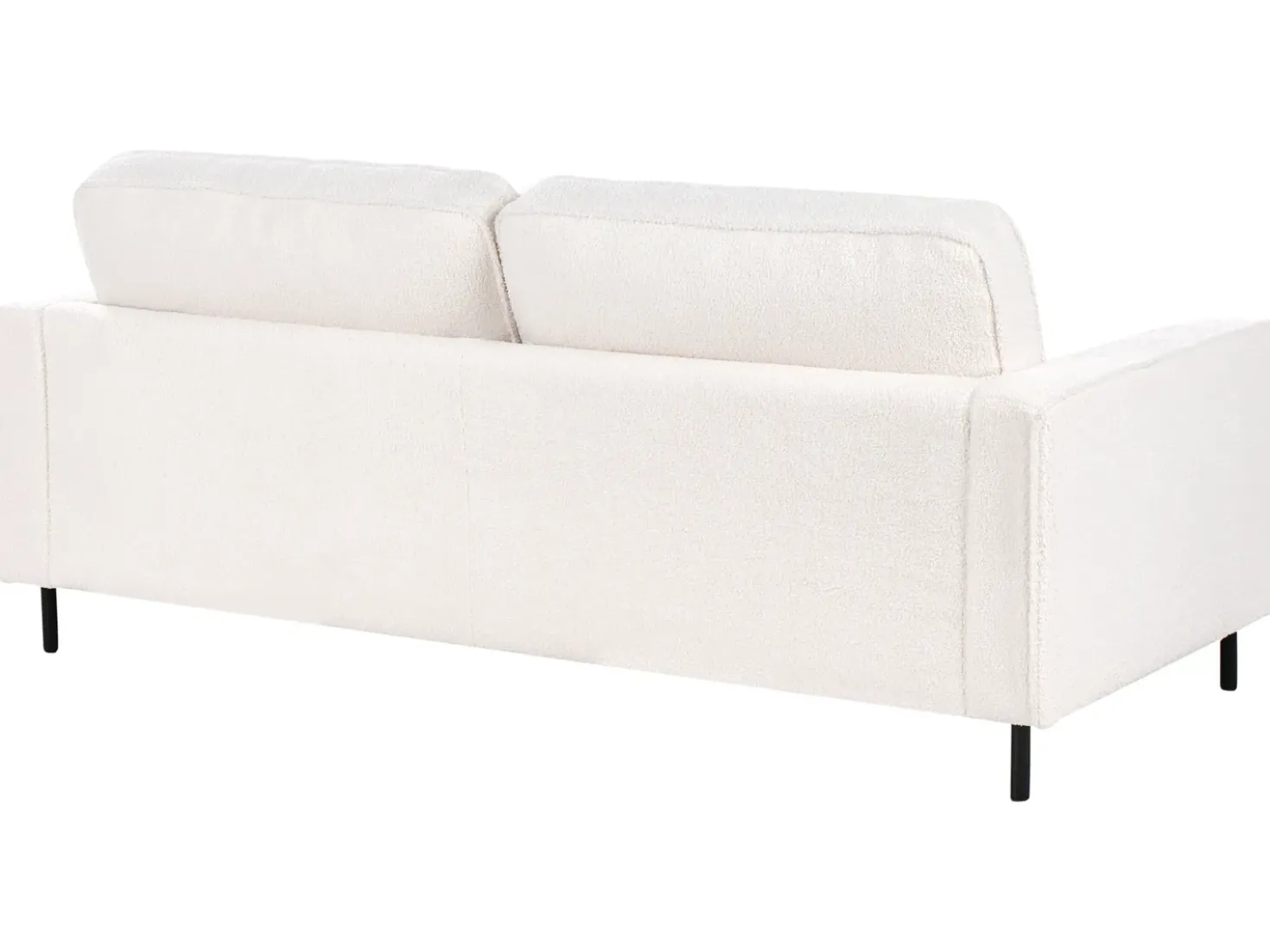 Divano 3 posti SAVALEN Bouclé Bianco