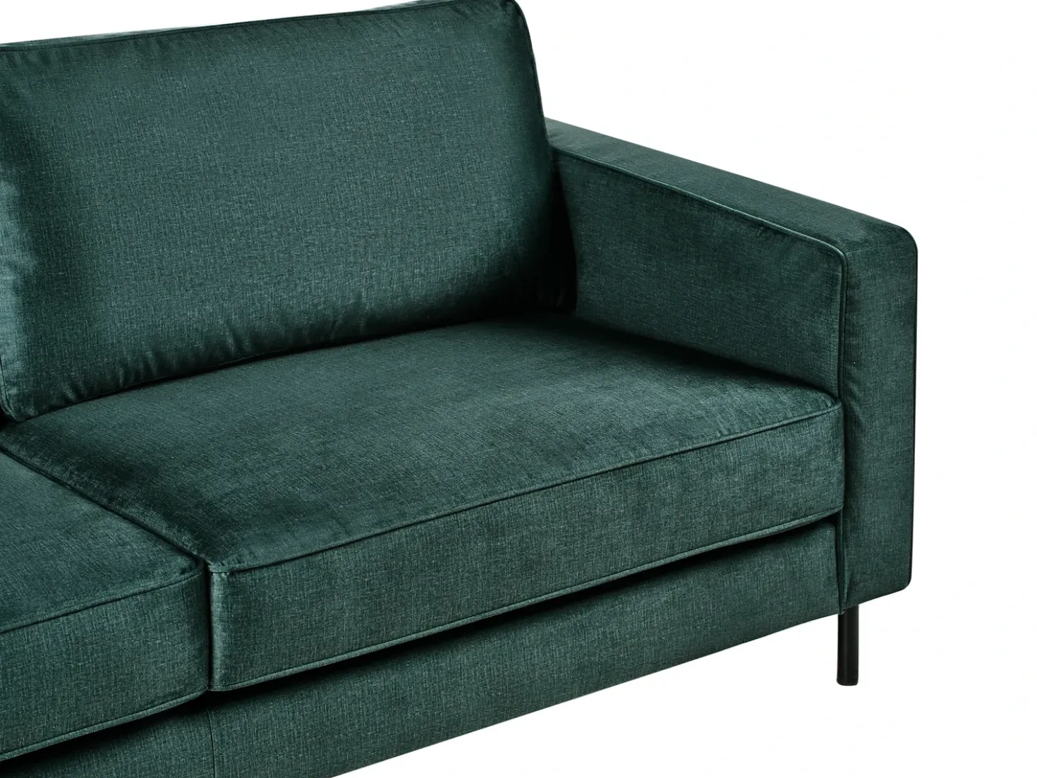 Divano 3 posti SAVALEN Velluto Verde scuro