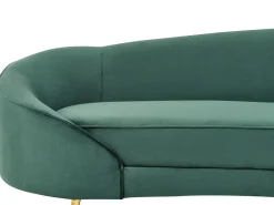 Divano 2 posti SAVAR Velluto Verde smeraldo