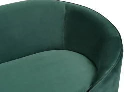 Divano 2 posti SAVAR Velluto Verde smeraldo