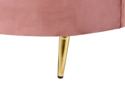 Divano 2 posti SAVAR Velluto Rosa