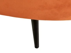 Divano 2 posti SAVAR Velluto Arancione