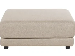Divano 3 posti SIGTUNA Tessuto Beige con ottomana