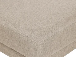Divano 3 posti SIGTUNA Tessuto Beige con ottomana