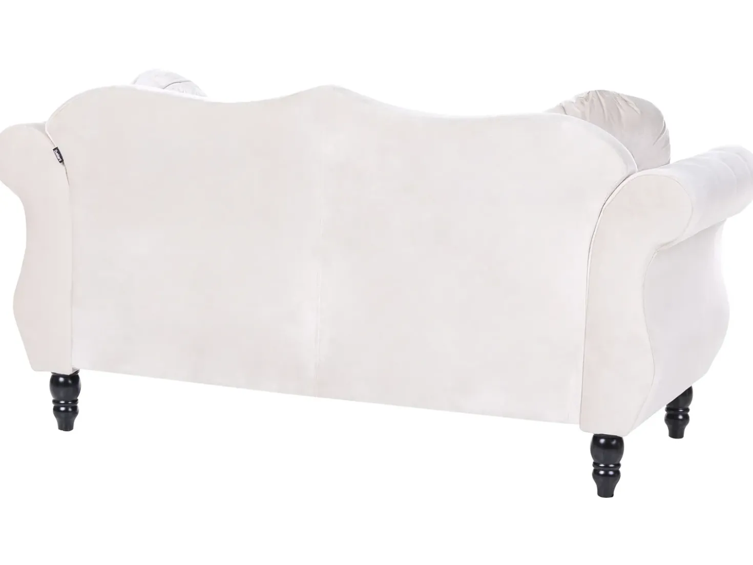 Divano 2 posti SKIEN Velluto Beige chiaro