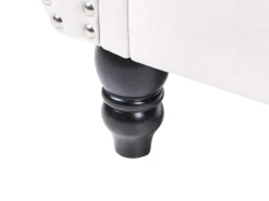 Divano 2 posti SKIEN Velluto Beige chiaro