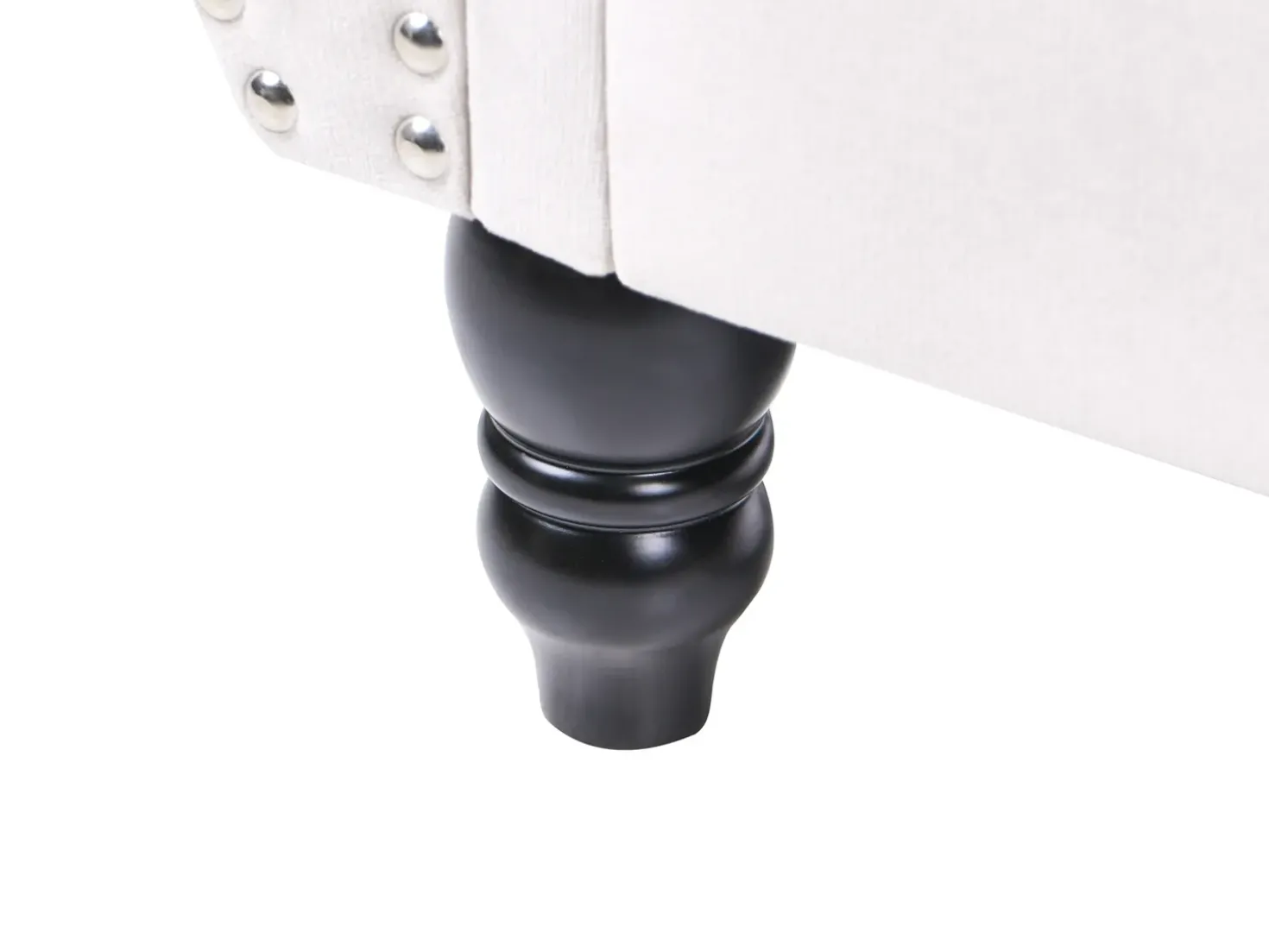 Divano 2 posti SKIEN Velluto Beige chiaro