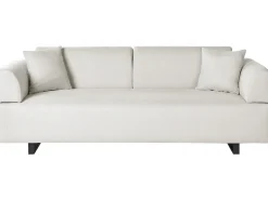 Divano 3 posti SOKNA Tessuto Beige chiaro con tavoli