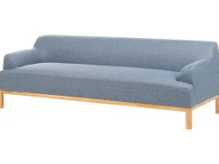 Divano 3 posti SOSJO Tessuto Blu