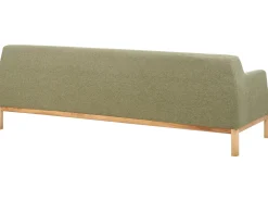 Divano 3 posti SOSJO Tessuto Verde oliva