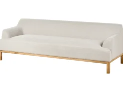 Divano 3 posti SOSJO Tessuto Beige chiaro