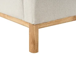 Divano 3 posti SOSJO Tessuto Beige chiaro