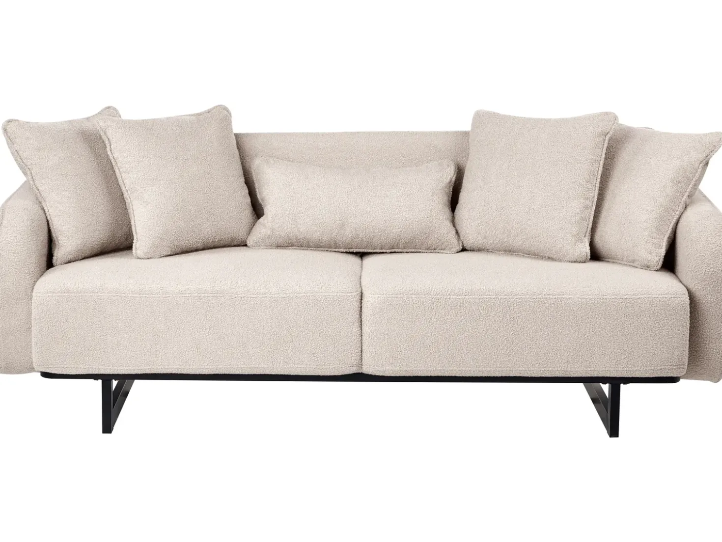 Divano 3 posti SVANEK Bouclé Beige