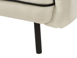 Divano 3 posti TONSBERG Tessuto Beige chiaro con ottomana