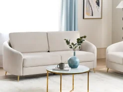 Divano 3 posti TROSA Tessuto Beige