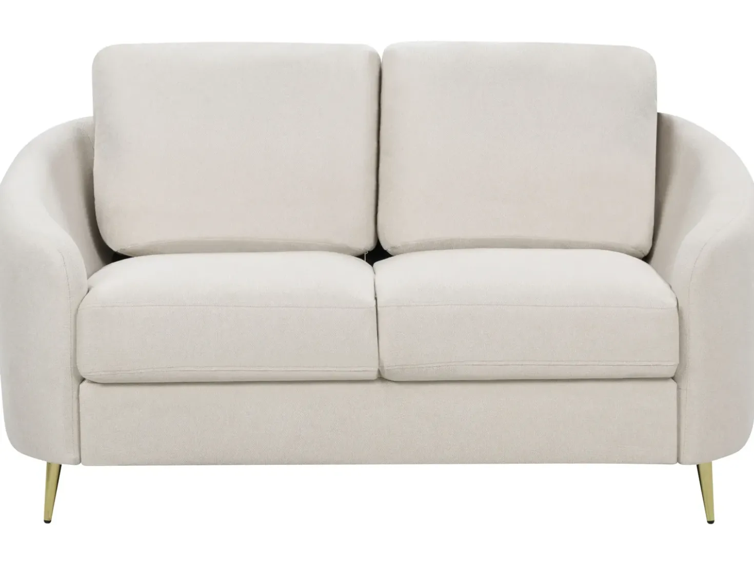 Divano 2 posti TROSA Tessuto Beige chiaro
