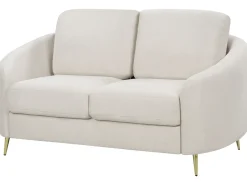 Divano 2 posti TROSA Tessuto Beige chiaro