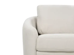 Divano 2 posti TROSA Tessuto Beige chiaro