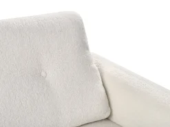 Divano 3 posti TUVE Bouclé Bianco