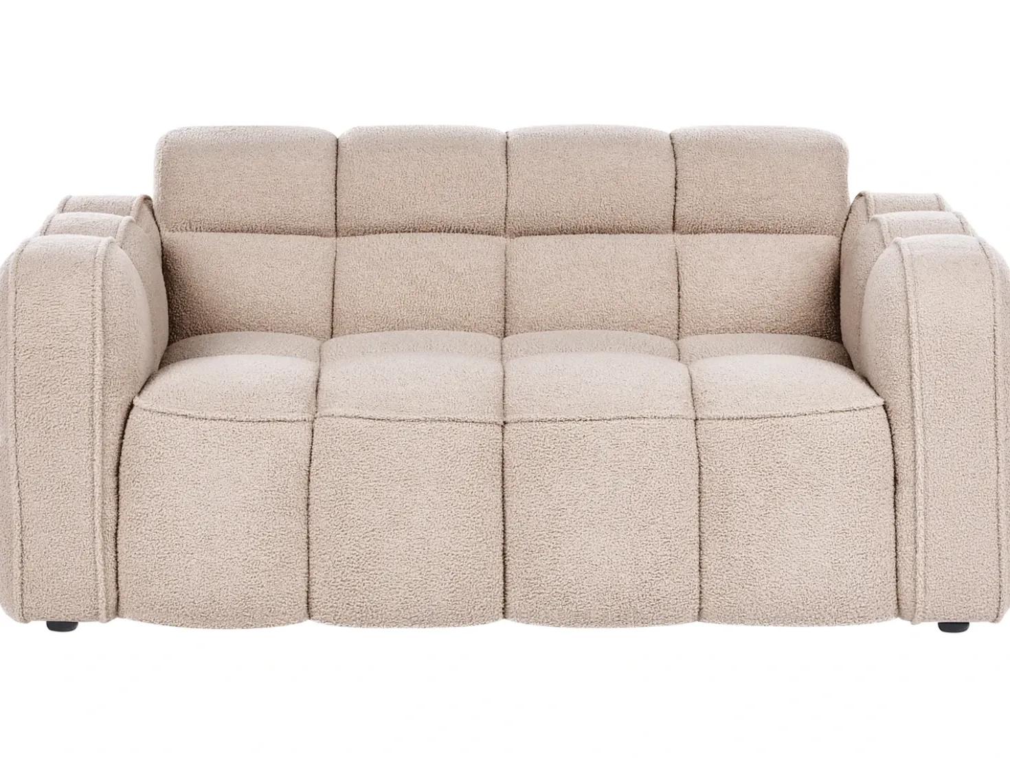 Divano 2 posti UTANA Bouclé Beige