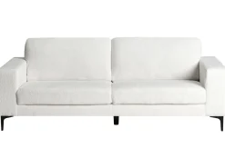 Divano 3 posti VADSTENA Bouclé Bianco sporco