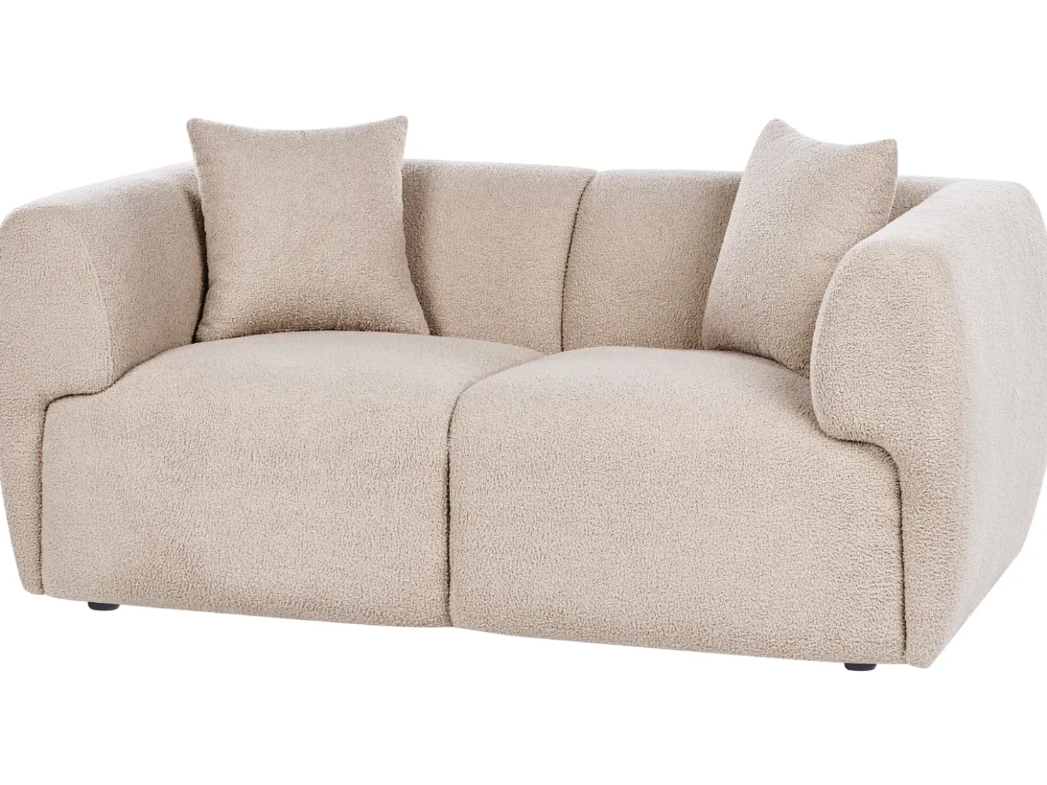 Divano 2 posti VALBY Bouclé Beige