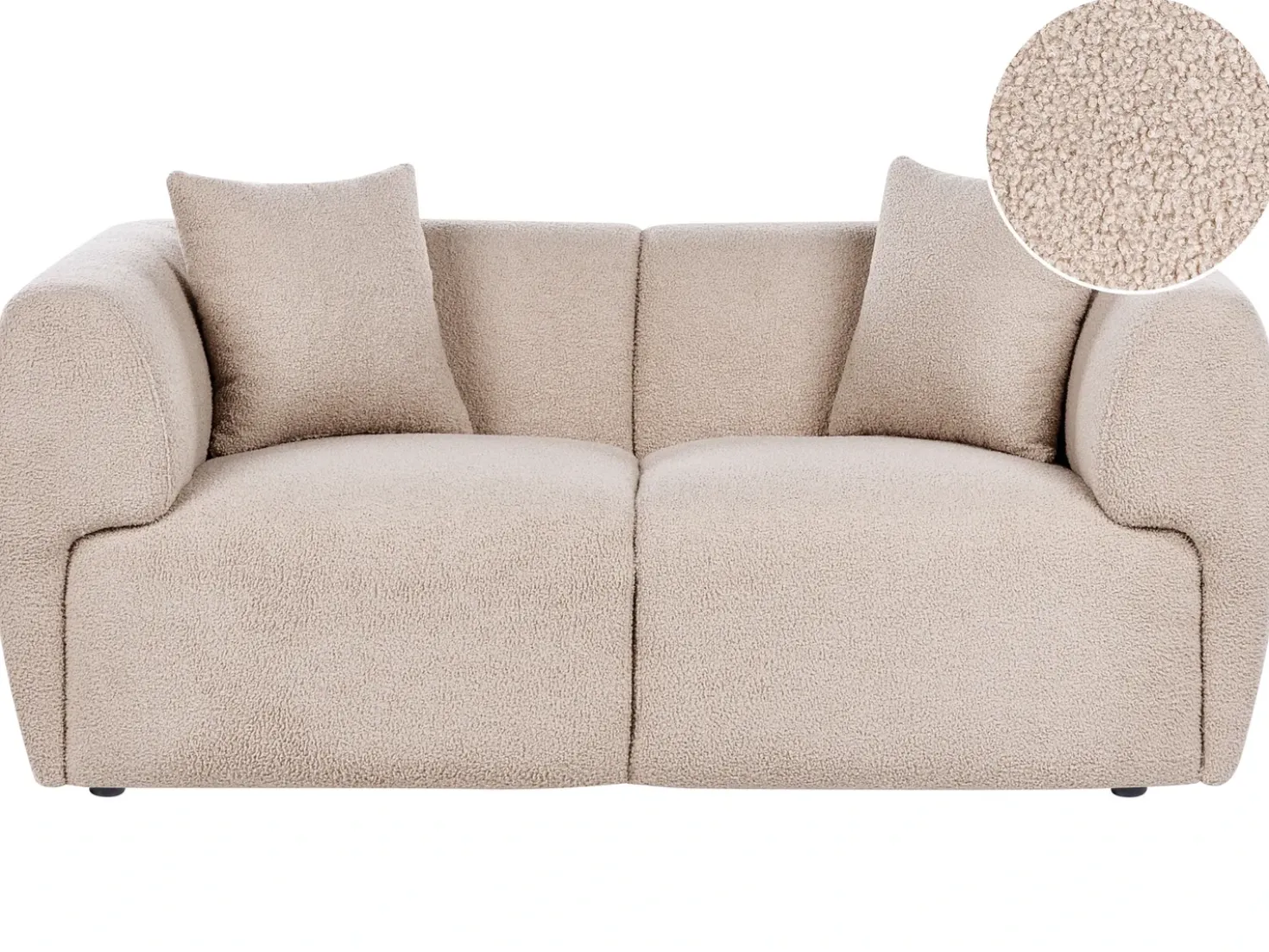 Divano 2 posti VALBY Bouclé Beige