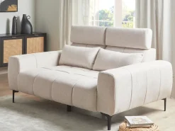 Divano 2 posti VEGAMO Tessuto Beige