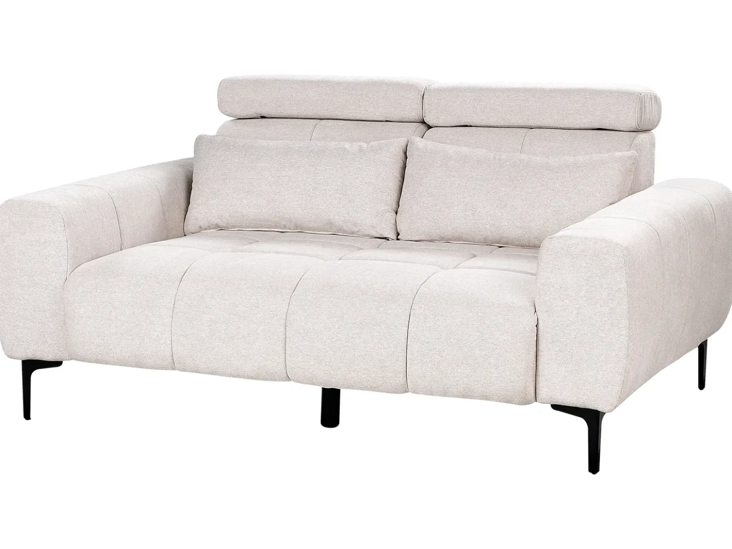 Divano 2 posti VEGAMO Tessuto Beige