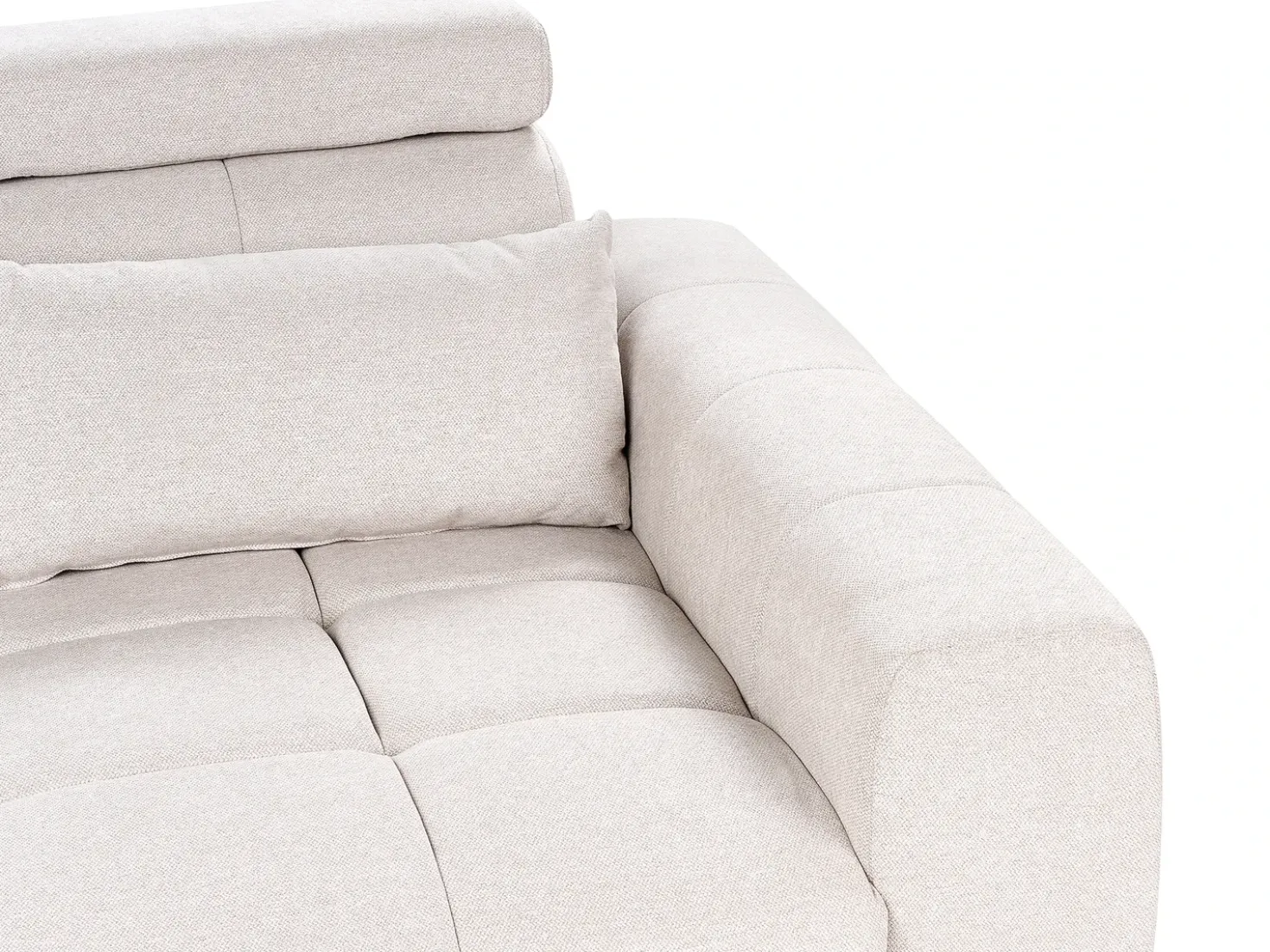 Divano 2 posti VEGAMO Tessuto Beige