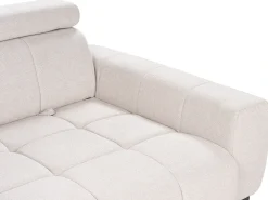Divano 2 posti VEGAMO Tessuto Beige