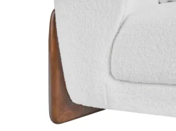 Divano 3 posti VINLIDEN Bouclé Bianco