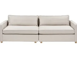 Divano 3 posti VINSTRA Tessuto Beige