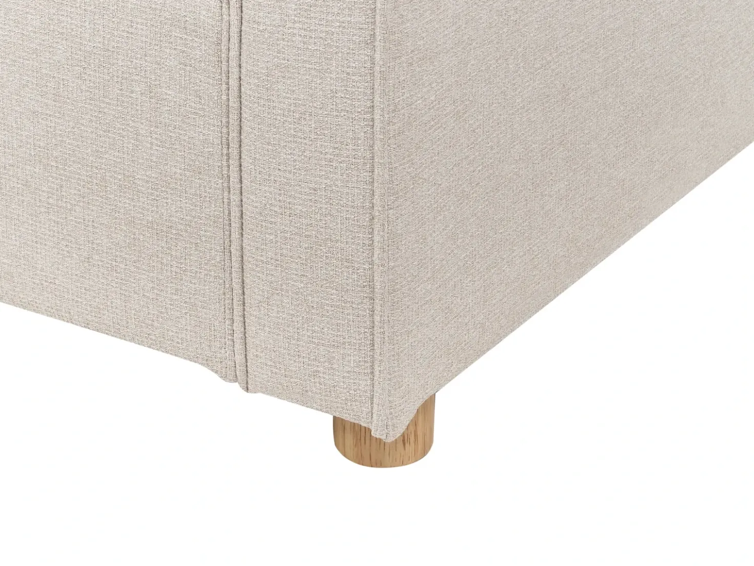 Divano 3 posti VINSTRA Tessuto Beige