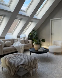 Divano 3 posti VINTERBRO Velluto Beige chiaro