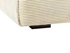 Divano 3 posti VISKAN Velluto a coste Beige chiaro