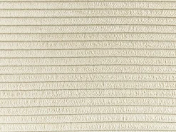 Divano 3 posti VISKAN Velluto a coste Beige chiaro