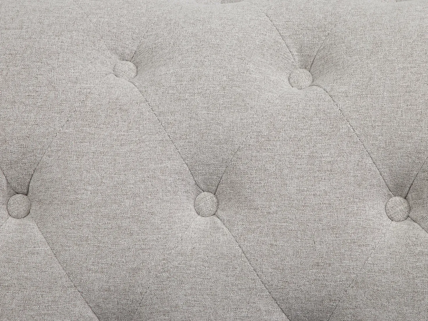 Divano 2 posti VISSLAND Tessuto Beige chiaro